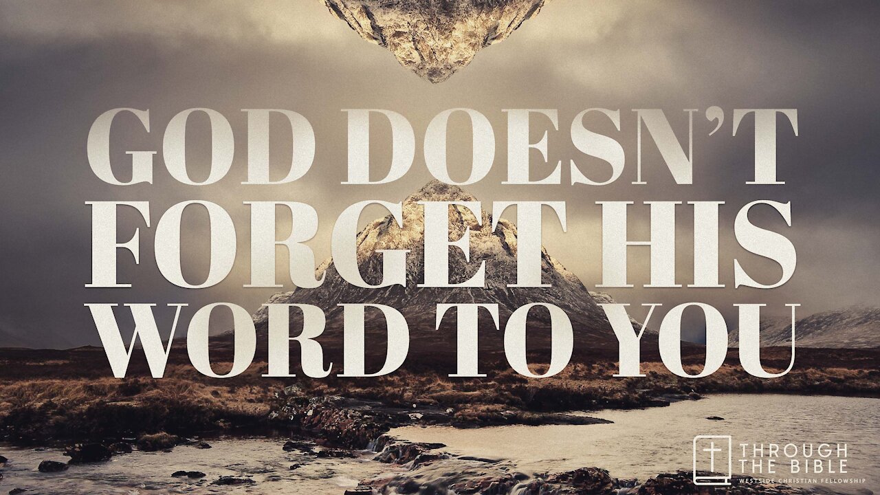 God Doesn't Forget His Word to You | Pastor Shane Idleman