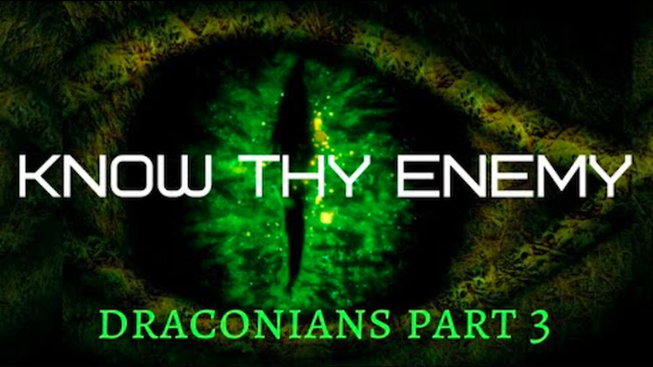 PART 3 - KNOW THE ENEMY - 🐲 How to recognize a Draconian Soul = Narcissist / Energy Vampire / Evil Person