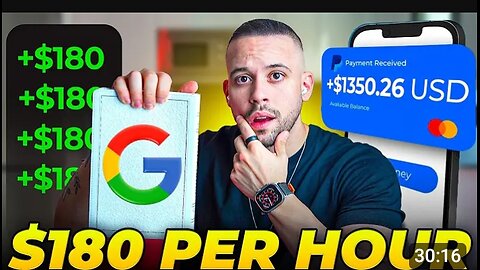 How to Earn $180/Hour with Google For FREE