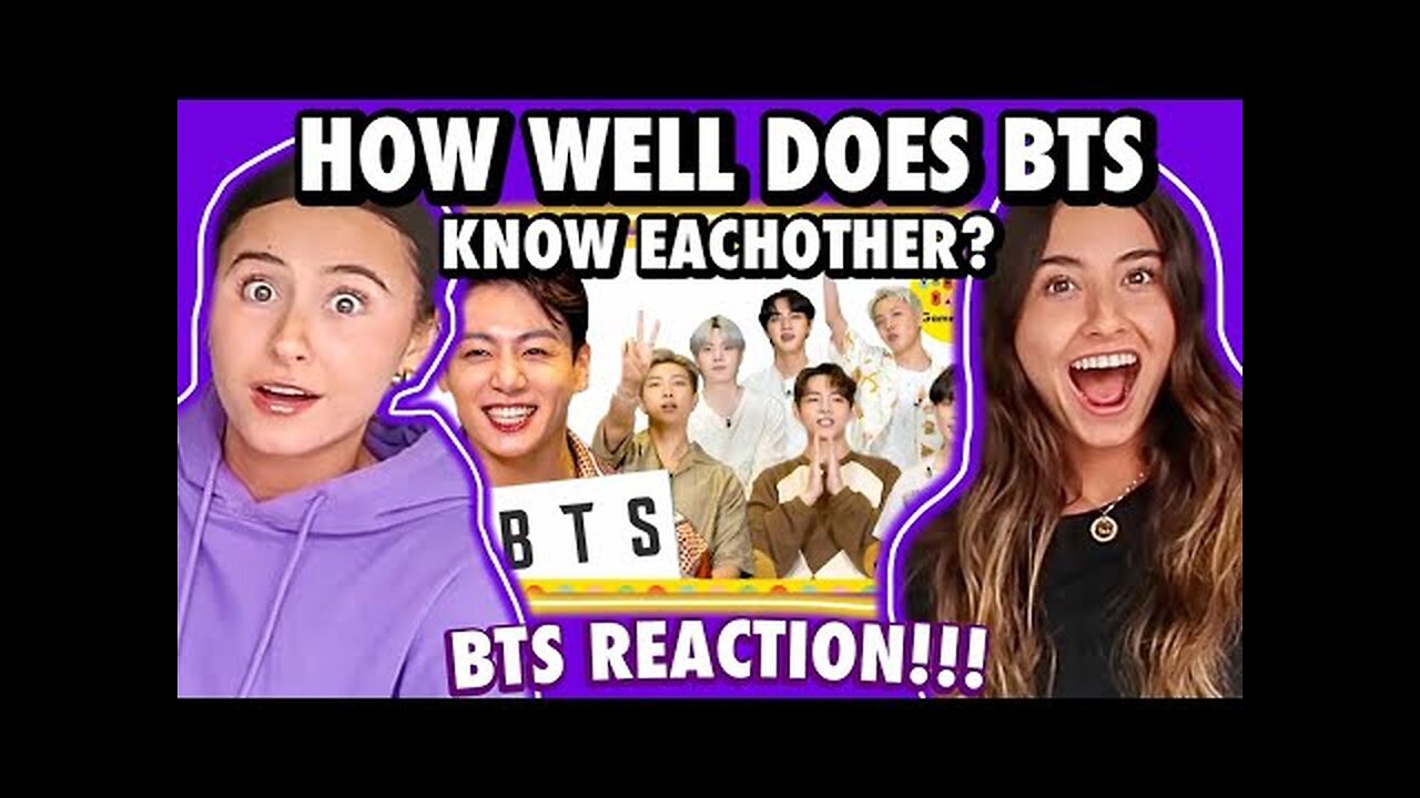 "How well does BTS know each other | Vanity Fair" REACTION!