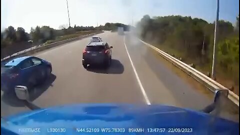 Brake Check On Highway 401