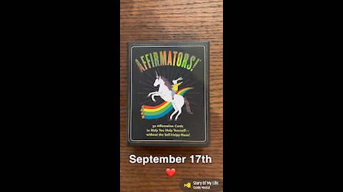 September 17th oracle card