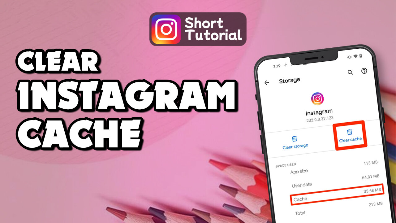 ✨ How to Clear Instagram Cache🚀