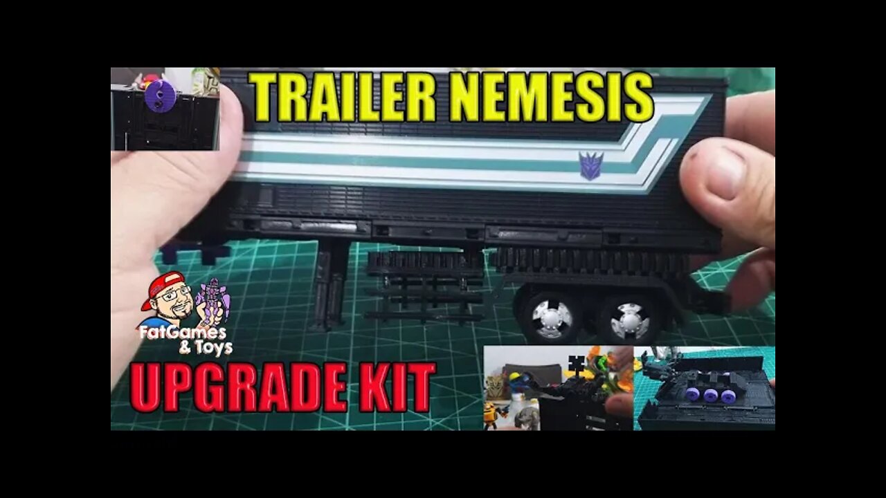 Transformers WFC Upgrade Kit Trailer Nemesis Prime Spoiler Pack