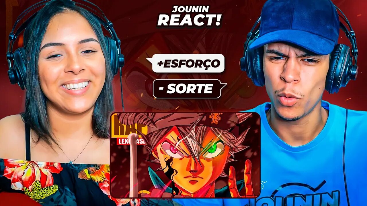 Rap do Asta (Black Clover) | MUITO ESFORÇO E POUCA SORTE | LexClash | [ React Rap Nerd ] 🔥