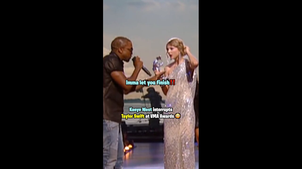 when Kanye West interrupted Taylor Swift at th VMA awards