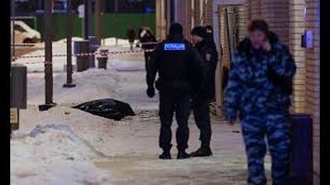 Another footage from street where Russian general was killed in Moscow: body is being removed
