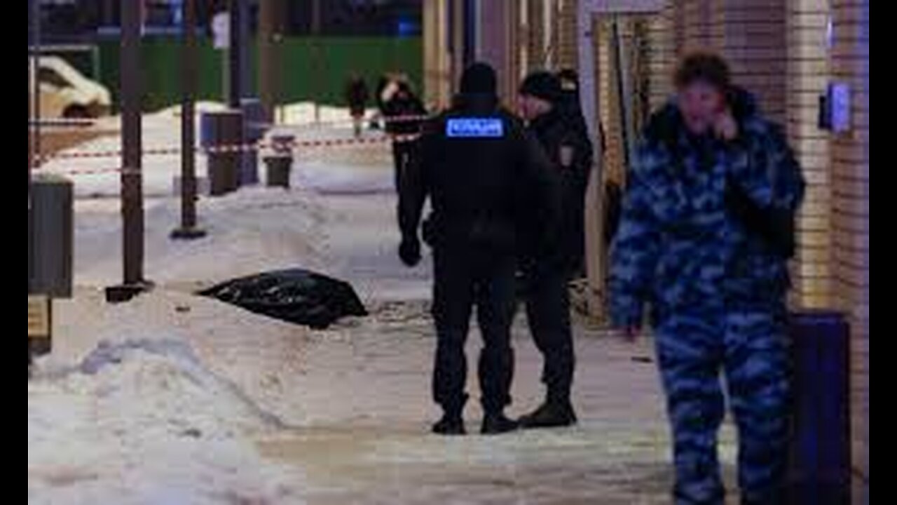 Another footage from street where Russian general was killed in Moscow: body is being removed