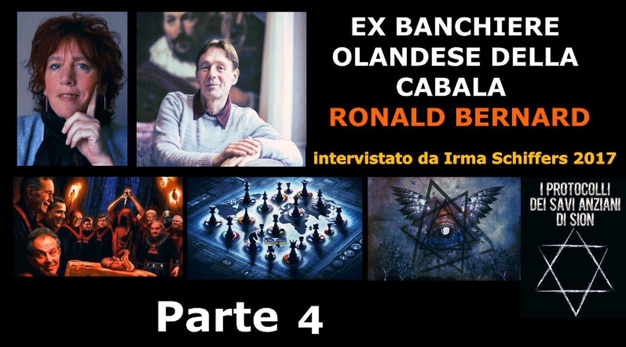 EX BANCHIERE OLANDESE DELLA CABALA - RONALD BERNARD