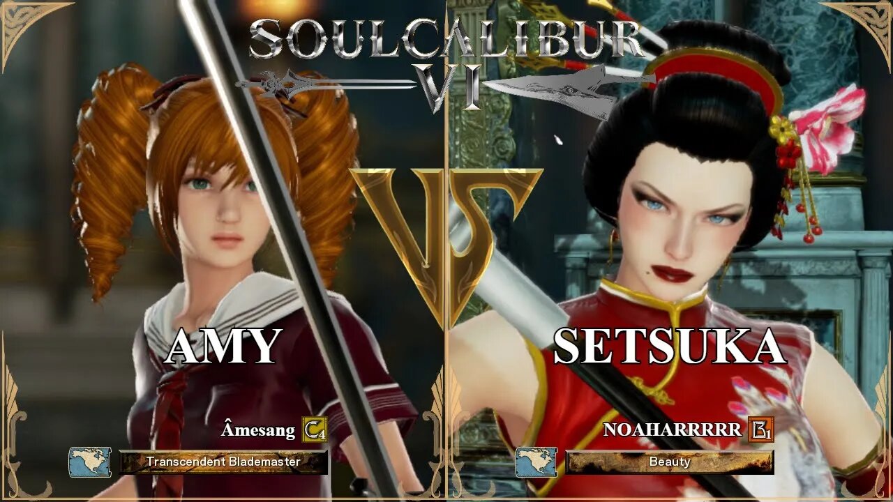 Amy (Âmesang) VS Setsuka (NOAHARRRRR) (SoulCalibur™ VI: Online)