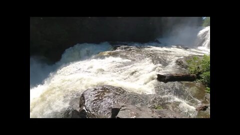 BREATHTAKING WATERFALL CREATED BY HURRICAN IDA