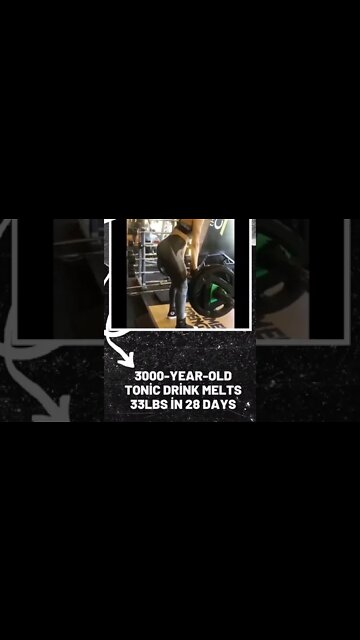 3000-year-old Tonic Drink Melts 33lbs in 28 days #shorts