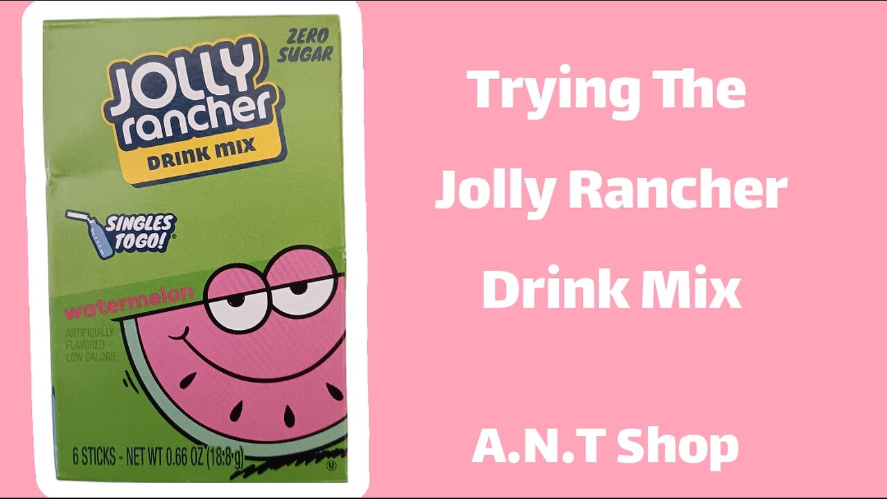 Trying Jolly Rancher Drink Mix