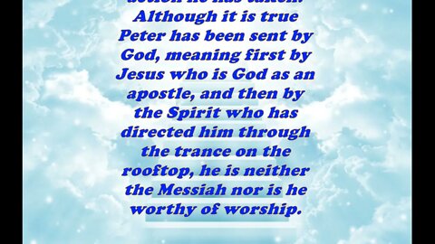 Daily Bible Verse Commentary - Acts 10:25