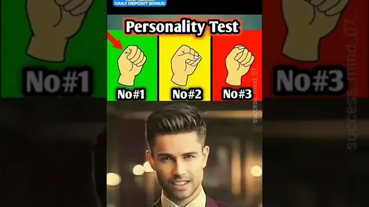 Check Your Personality》Personality Test》#personality #personalitytest #personaldevelopment #personal