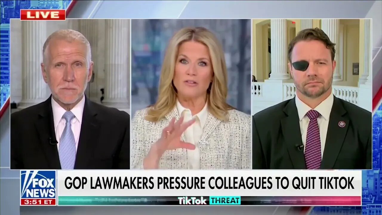 Rep. Dan Crenshaw, Sen. Thom Tillis Warns of TikTok's Data Security Threats for American Users