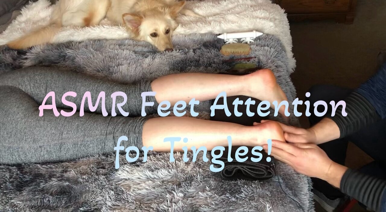 ASMR Foot Tickle Therapy for Tingles and Relaxation!