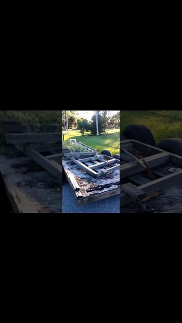 Trailer with a Flat Tire