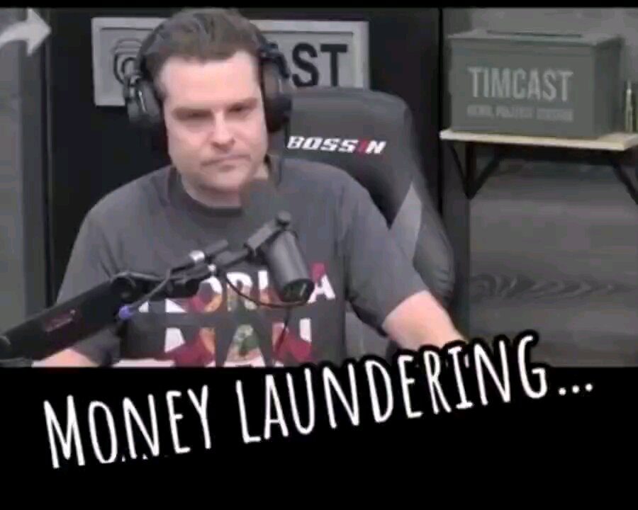 Matt Gaetz- The Ukraine War And Money Laundering