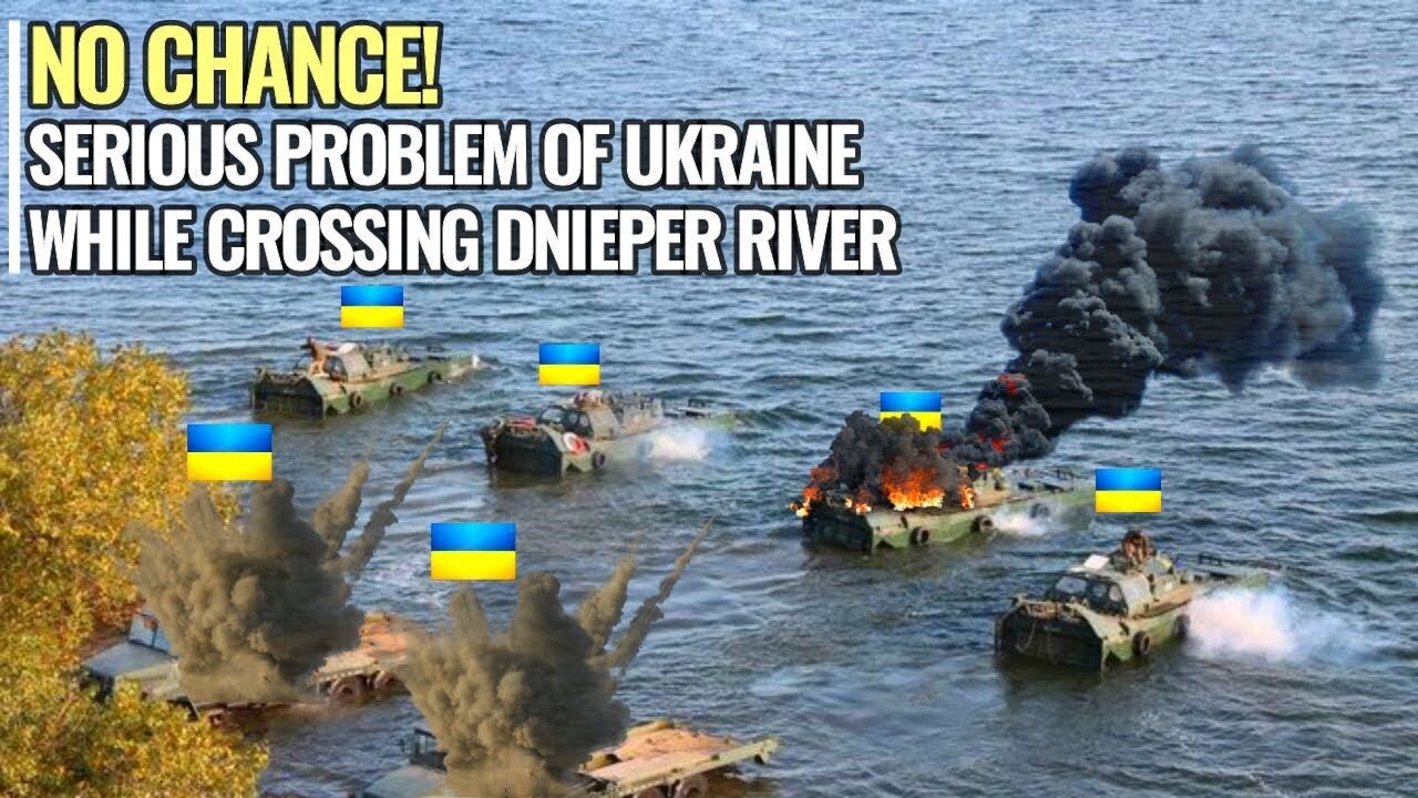 Episodes of failed Ukrainian landings across the Dnieper River continued