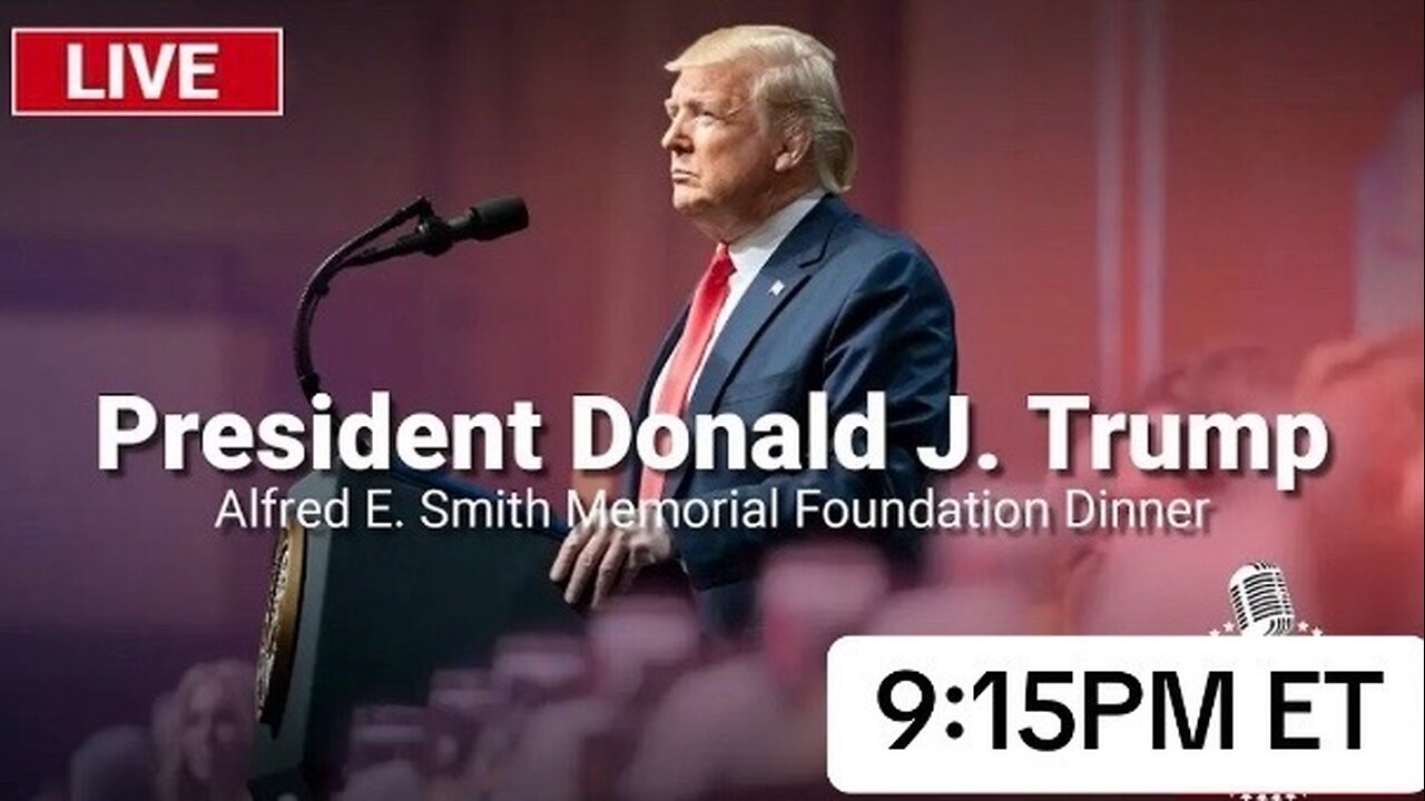 Trump Addresses the Alfred E. Smith Memorial Foundation Dinner in NYC - 10/17/24