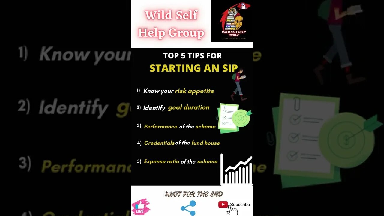 🔥Top 5 tips for starting an SIP🔥#shorts🔥#wildselfhelpgroup🔥5 May 2022🔥