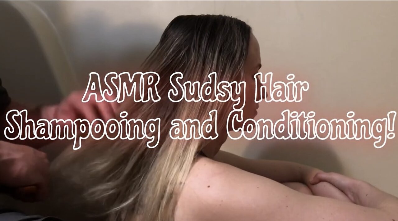 ASMR Sudsy Hair Shampooing in a Bathtub 🛀