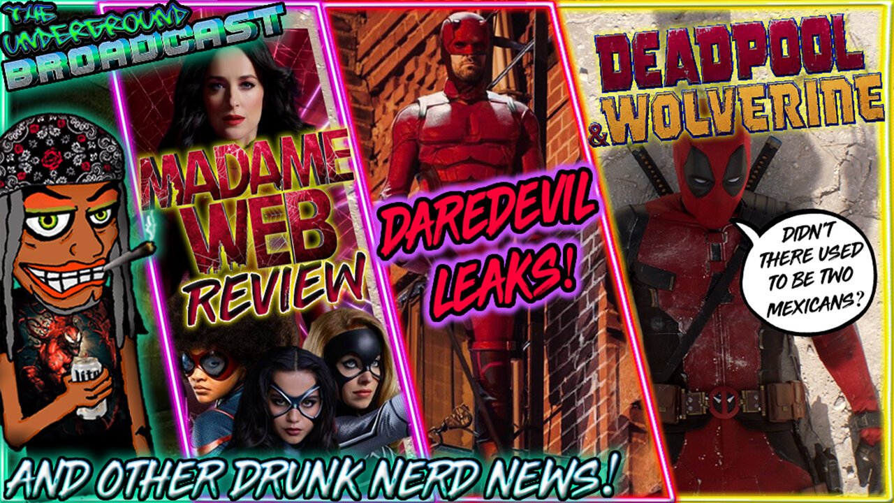 The Underground Broadcast #1 - Drunk Pop Culture & Comicbook Nerd News!