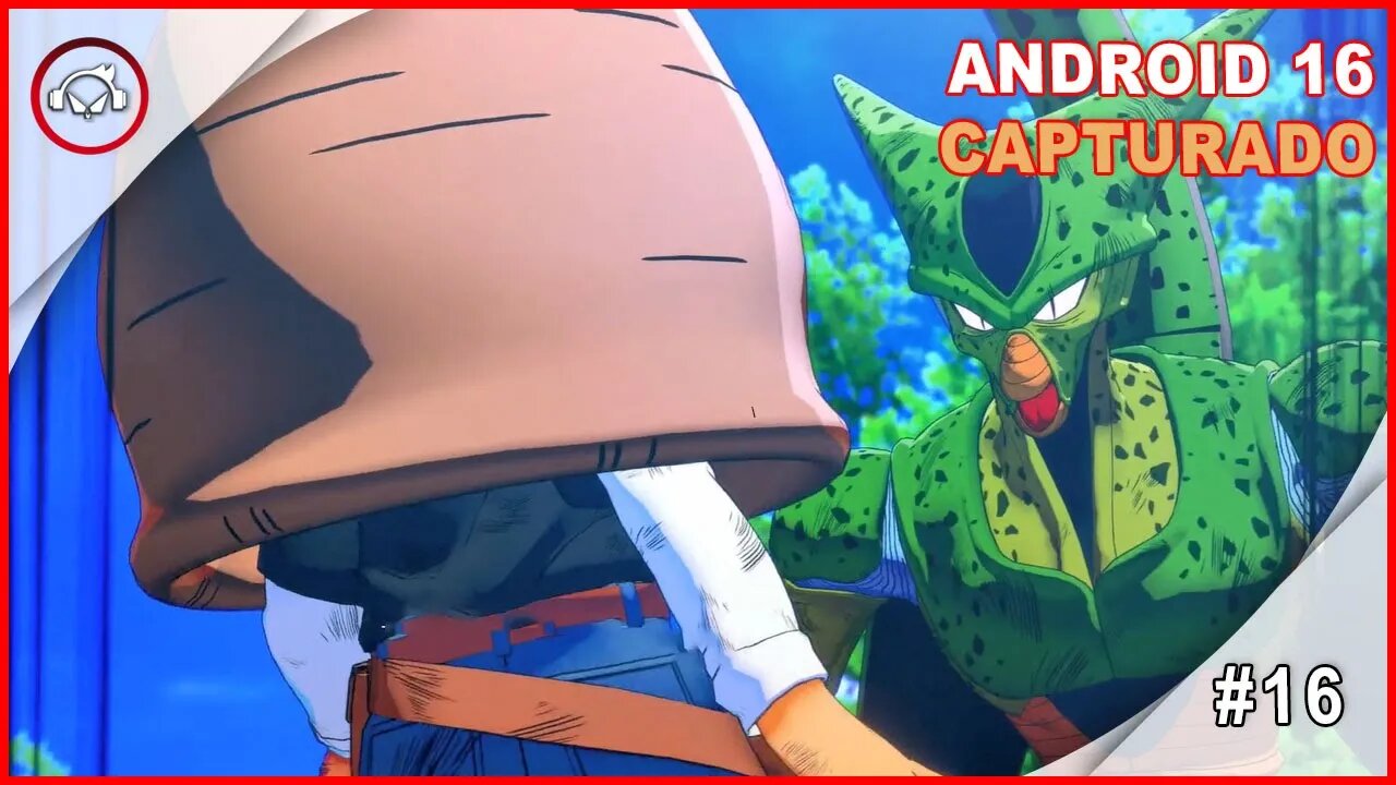 Dragon Ball Z Kakarot Android 16 Capturado #16 - Gameplay PT-BR