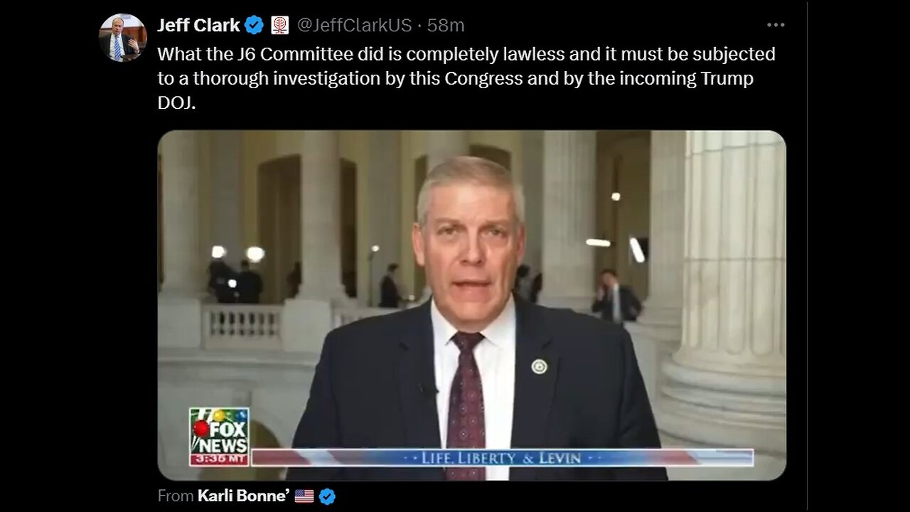 Levin w/Barry Lowdermilk on J6 Interim Report -MUST INVESTIGATE these RINOS