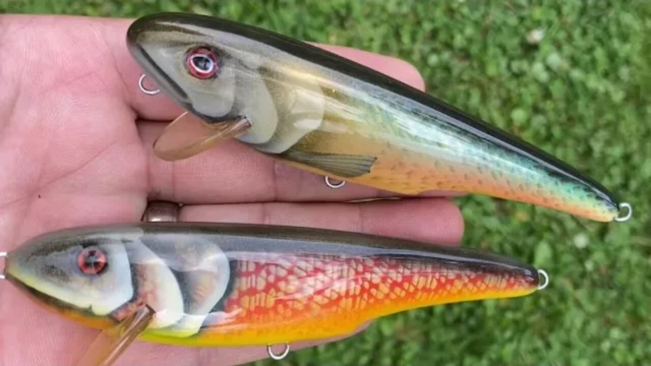 Making a pair of crankbait lures for some friends / make wooden fishing lures