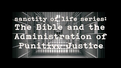 The Sanctity of Life, Pt. 4: Crime & Punishment (Terry L. Reese)