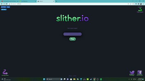 Streaming Slither.io