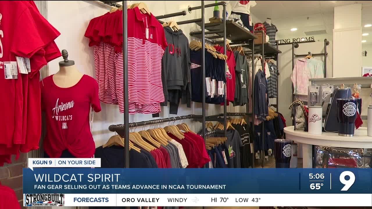 Local fan gear shop gets boost with success of UA basketball teams