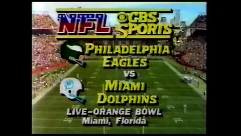 1984-11-11 Philadelphia Eagles vs Miami Dolphins