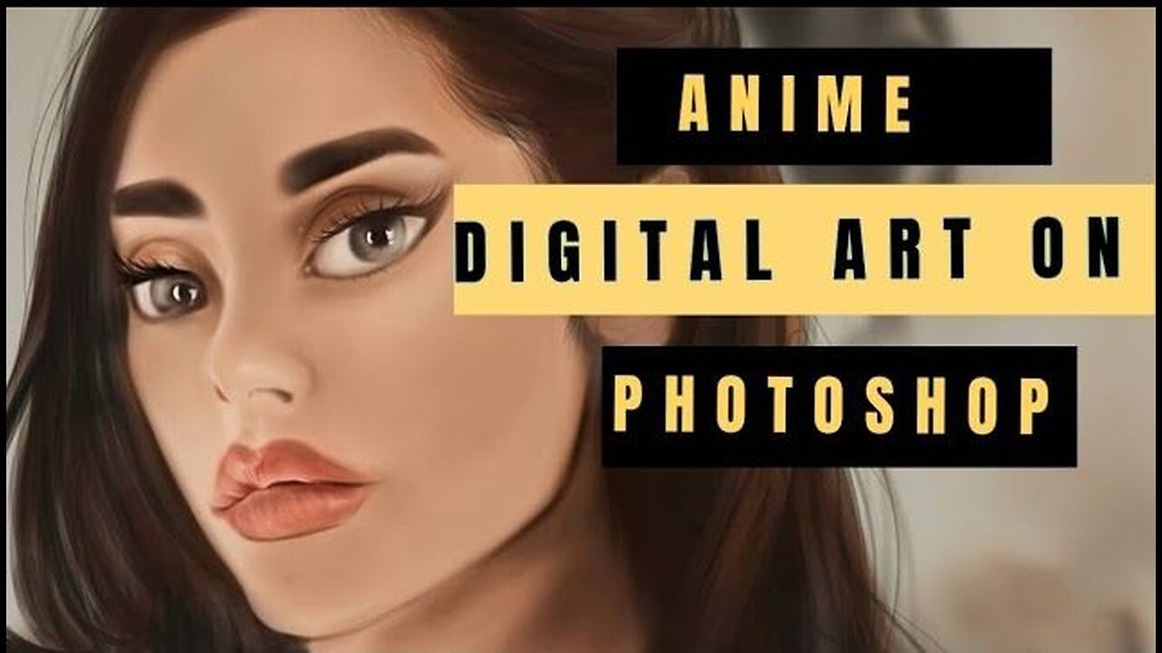 ANIME DIGITAL DRAWING ON PHOTOSHOP