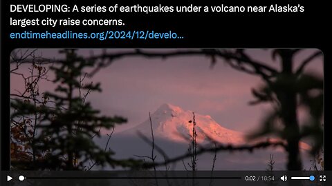 EARTH QUAKE AND VOLCANO FOR ALASKA / TRUMP CONSIDERING PULLING U_S_ OUT OF NATO