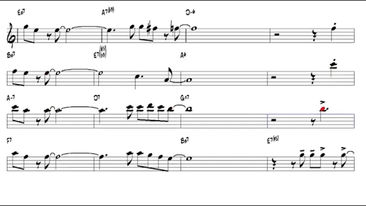 What is This Thing Called Love Cole Porter 1929 Alto Sax
