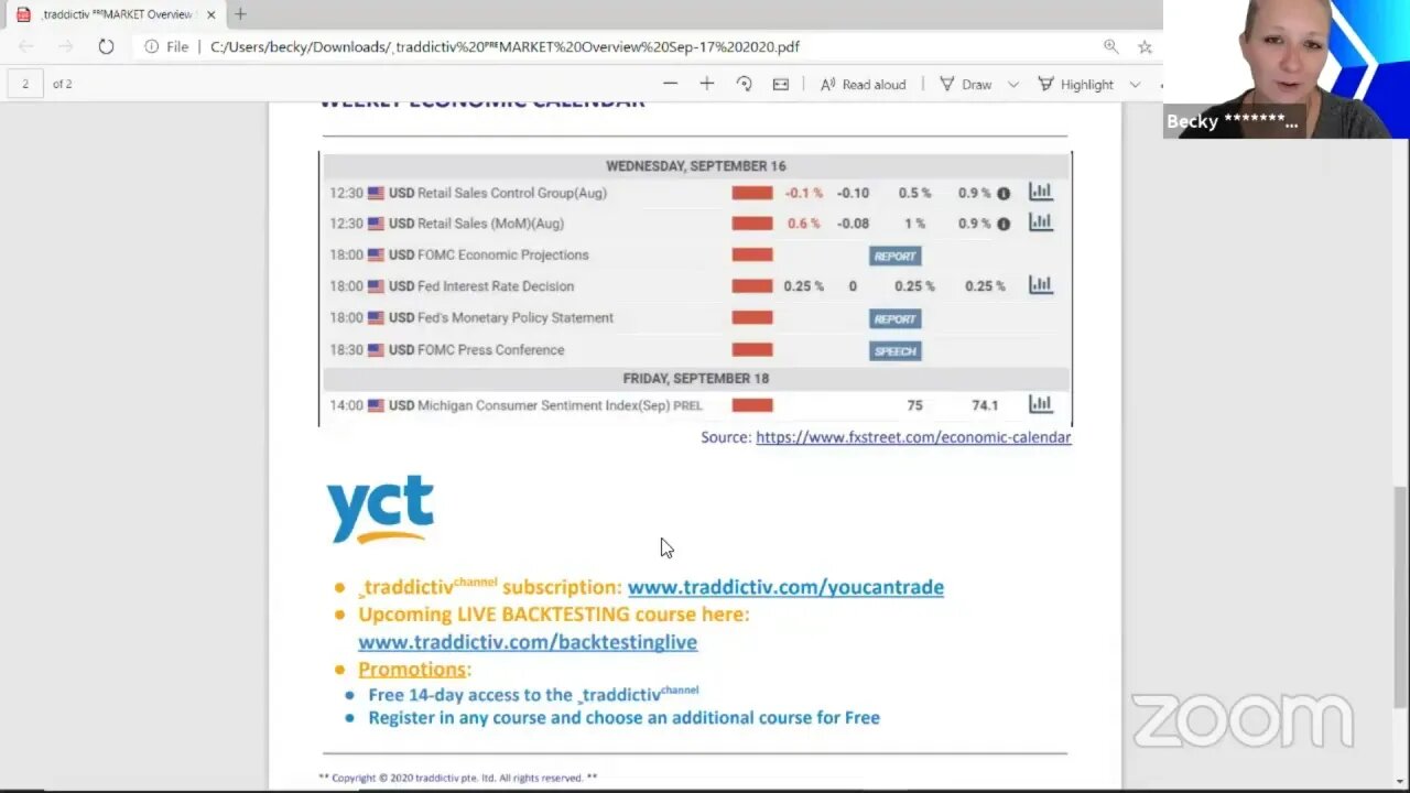 ᴾᴿᴱMARKET Overview Sep-17 2020 [Becky Hayman]
