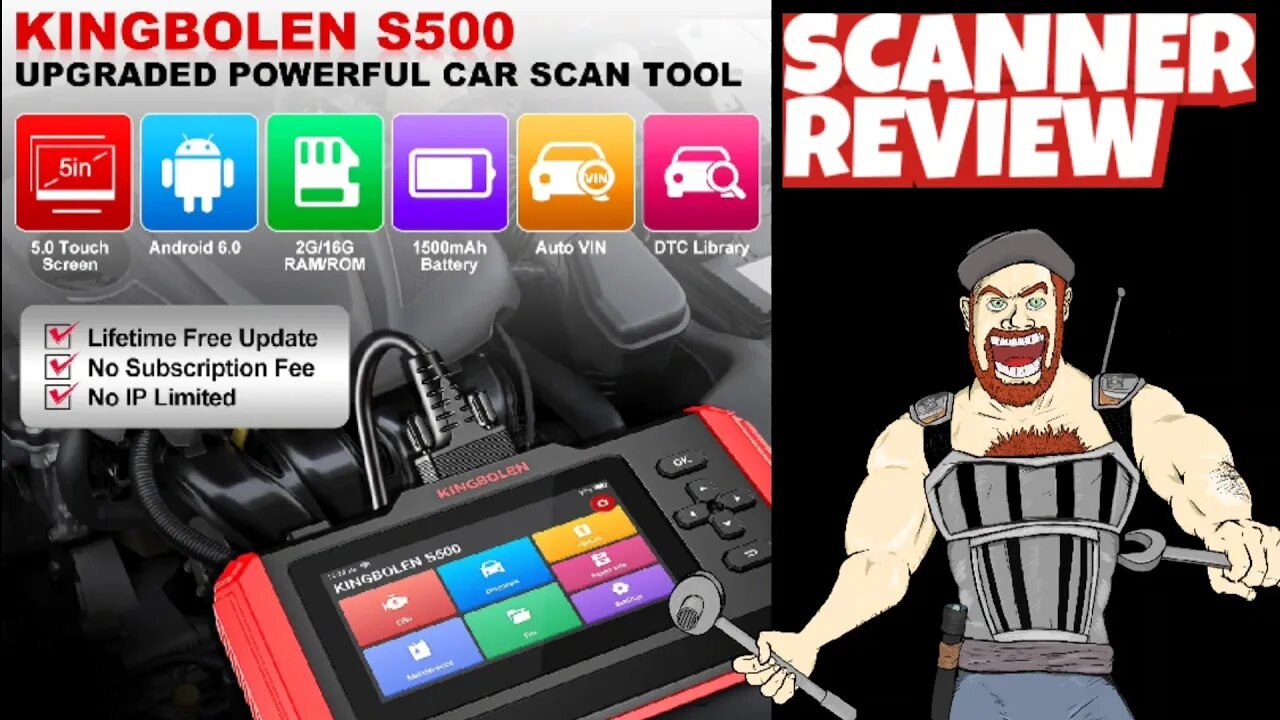 KINGBOLEN S500 SCANNER REVIEW