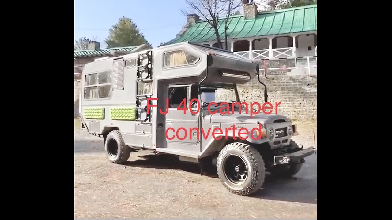 Fj40 camper converted top modification