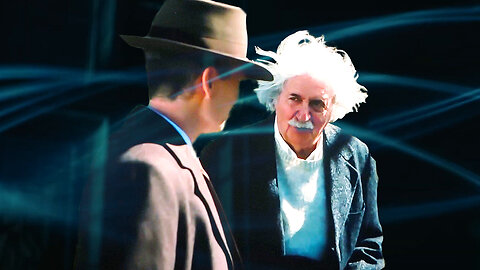 The Meeting between Oppenheimer and Einstein