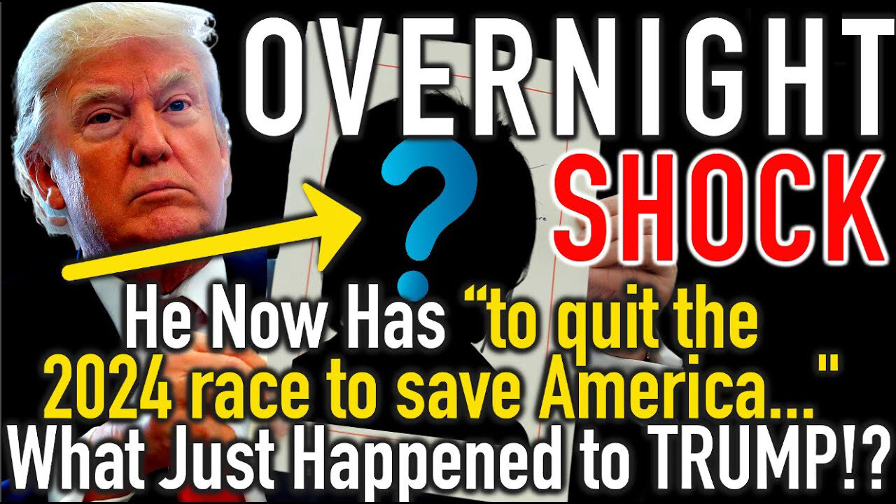 What Just Happened to Trump - He Need to Quit the 2024 Race to Save America