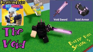 AndersonPlays Roblox BedWars ❇️ [SEASON 5!] - New Battle Pass Season 5 Update - The Void