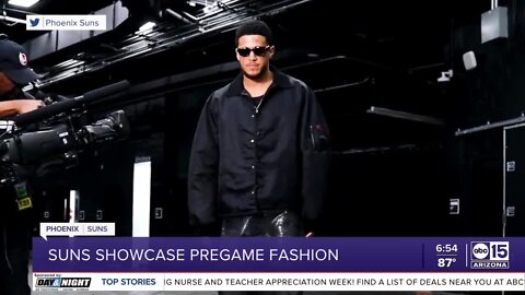 Suns showcase pregame fashion
