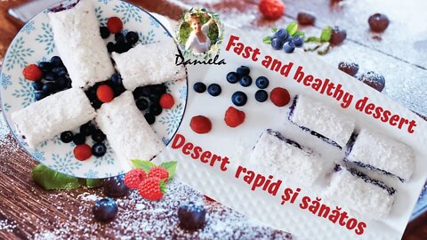 New Healthy Dessert, no oven, no gelatin, no egg/ Desert rapid și sănătos de post, fară coacere
