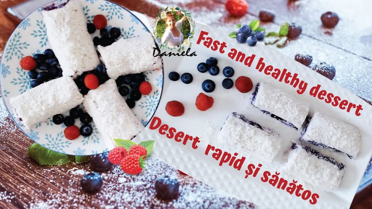 New Healthy Dessert, no oven, no gelatin, no egg/ Desert rapid și sănătos de post, fară coacere