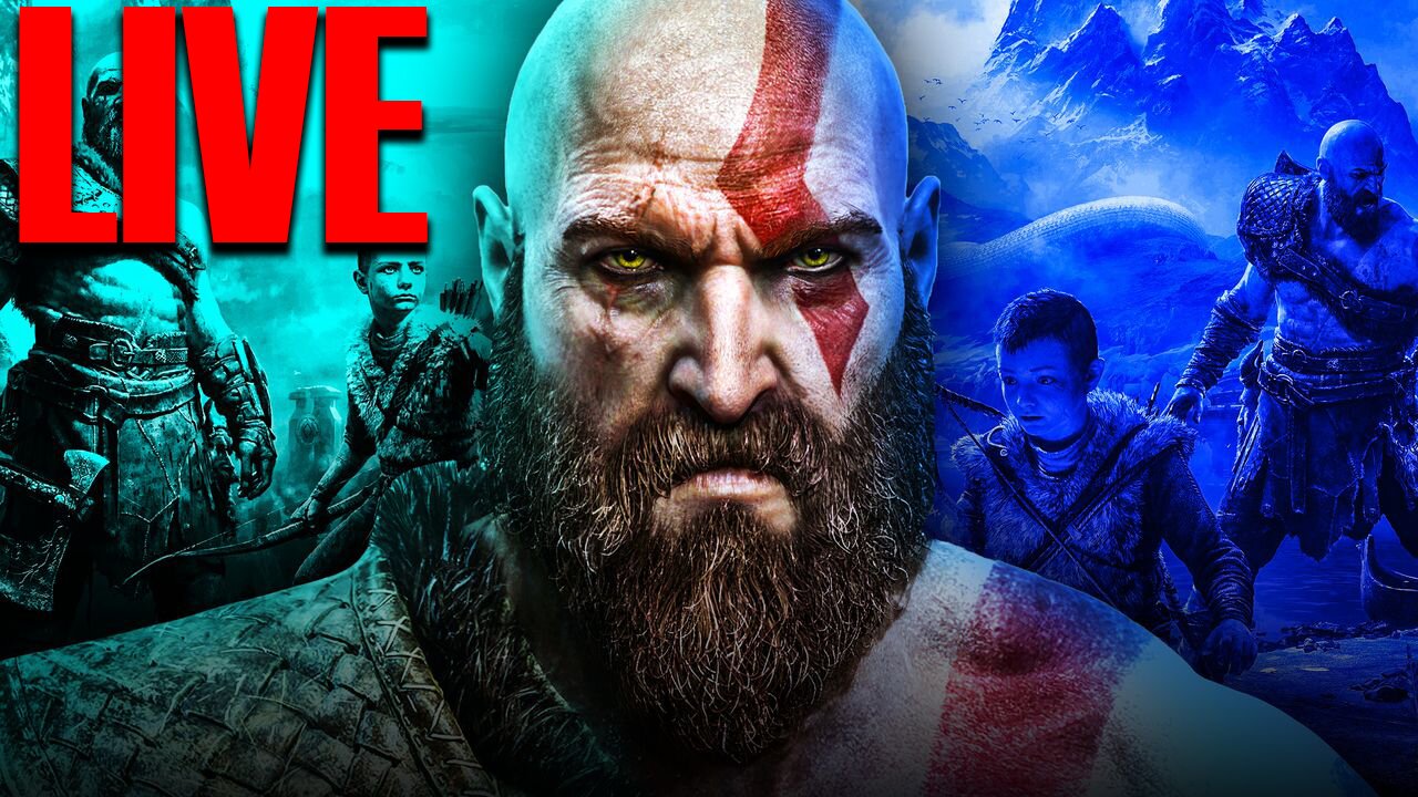 LIVE - GOD OF WAR RAGNAROK journey to zeus armour! LATE NIGHT STREAM