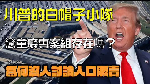 川普如何打擊人口販賣？傳說中的戀童癖專案組存在嗎？爲何英文圈大v不討論人口販賣？