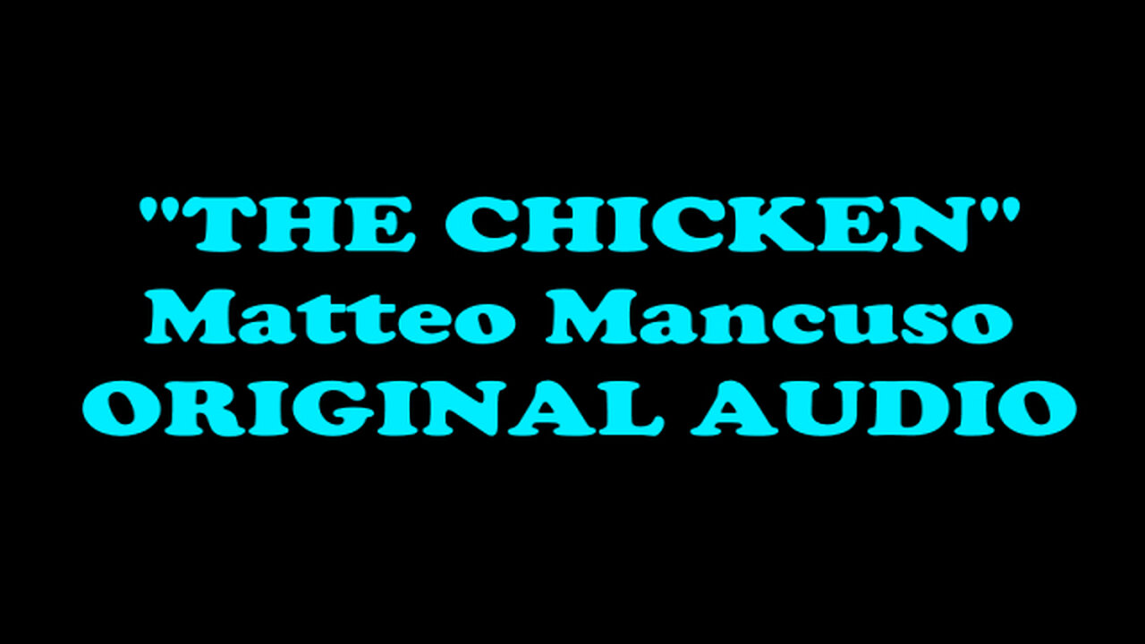 MATTEO MANCUSO The Chicken - AUDIO TEST